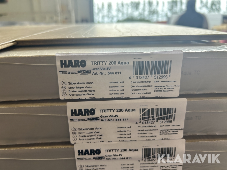 Laminatgulv Haro Silver Maple Vario 96m2