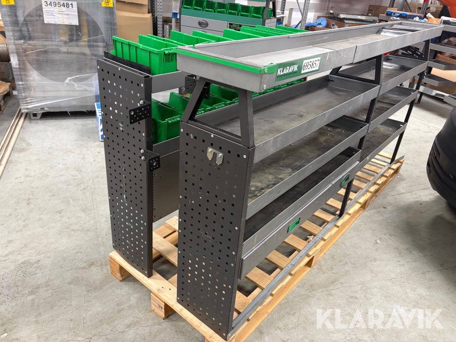 Inventar til kassebil System Edström - 2 dele