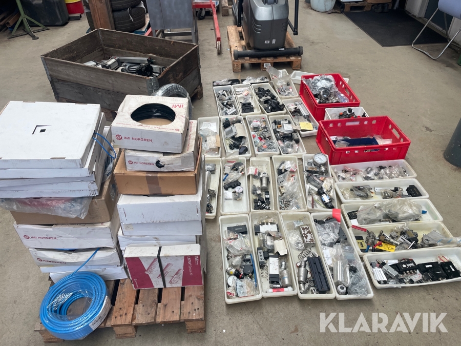 Diverse reservedele til luftcyllindere