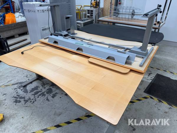 Hæve-sinkebord 3 styks