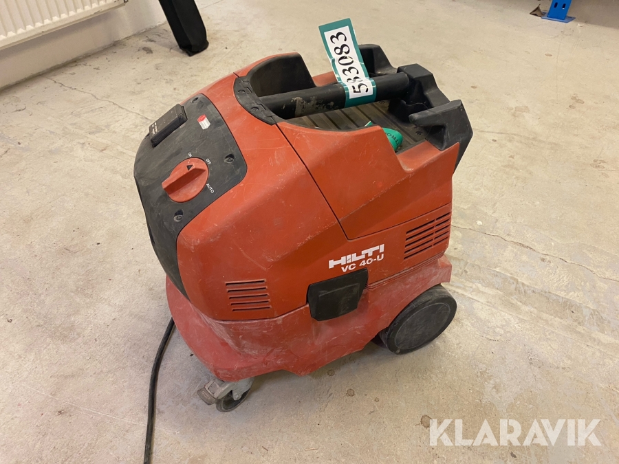 Støvsuger Hilti VC40-U, Holbæk, Klaravik auktioner