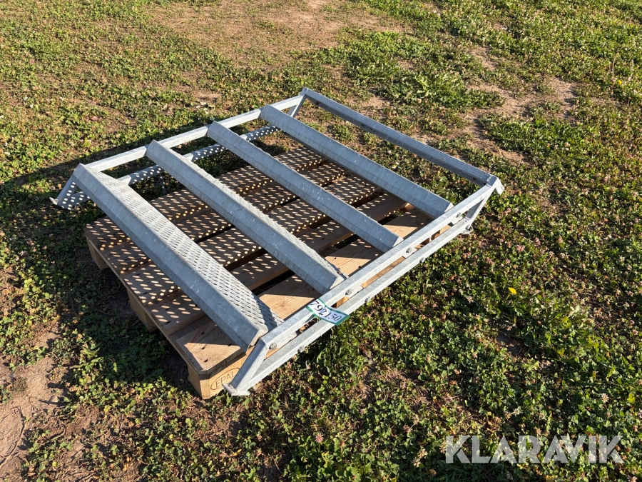 Trappe galvaniseret stål.