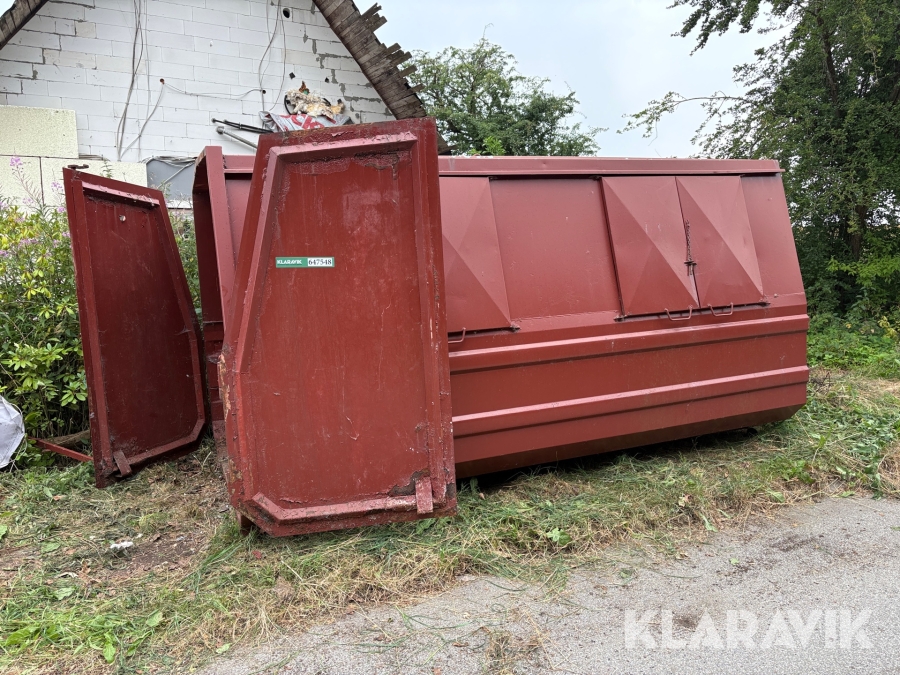 Affaldscontainer Miljøcontainer, lukket