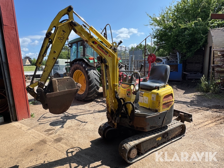 Minigraver Yanmar Vio10