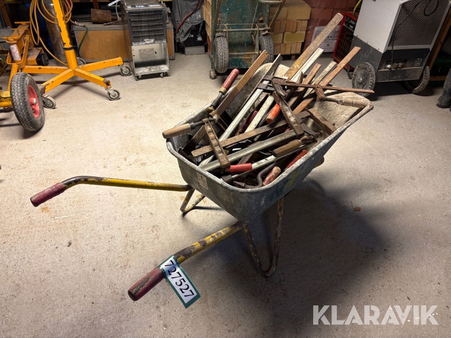 Trillebør med skruetvinger