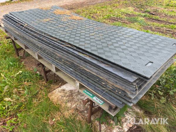 Køreplader i plast 26 styk