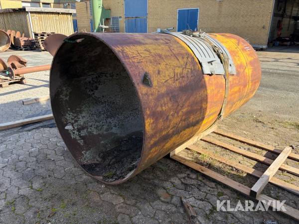 Casing jern rør 2500x1290mm 1 styk