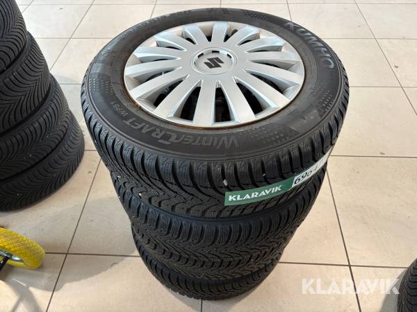 Dæk med fælg Kumho 215/60R16 - 4 styks/1sæt