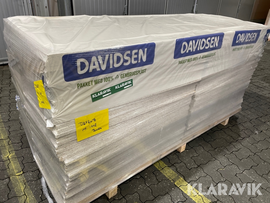 Træbeton Troldtekt 120x60 ultrafin hvid