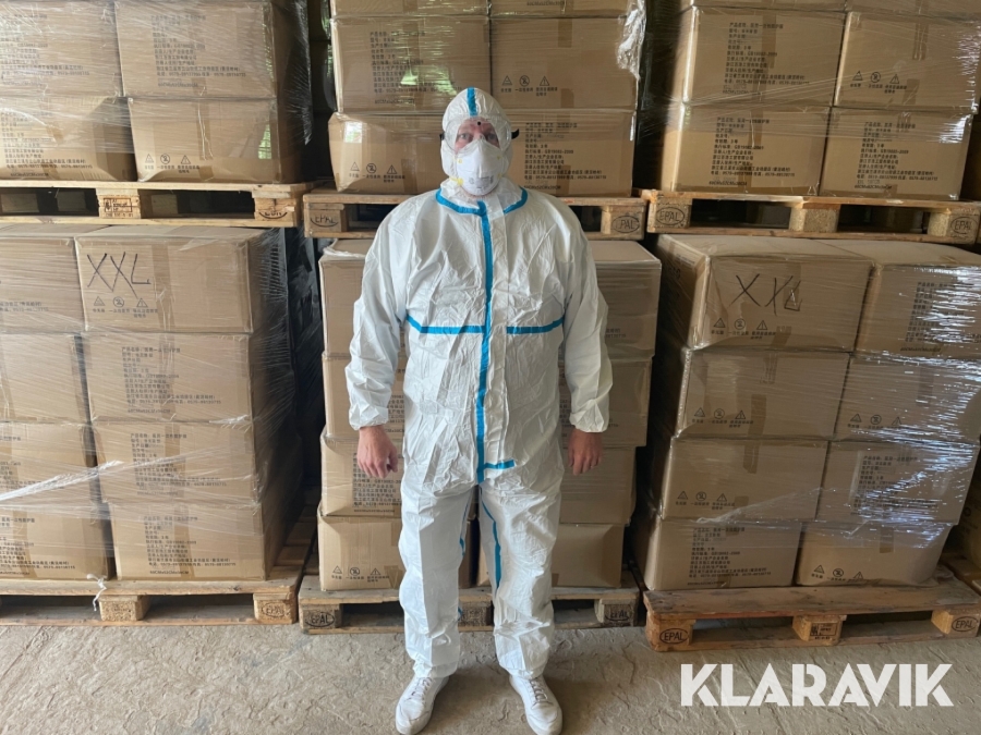 Engangsdragter Baihao XXL hvid, 7.600 styk