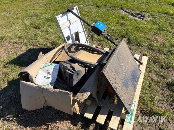 Solceller/markpumpe og hegnsapparat MS Solar MultiSolar