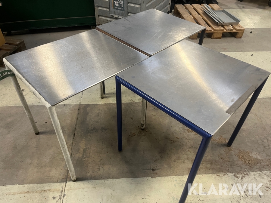Arbejdsborde Fritz Hansen 60x70 3 styk