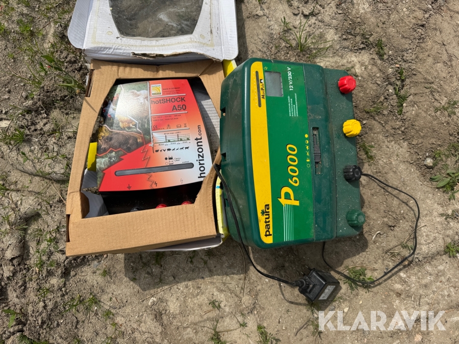 Hegns strømgiver Hotshock - Patura A50 - P6000 2 styks