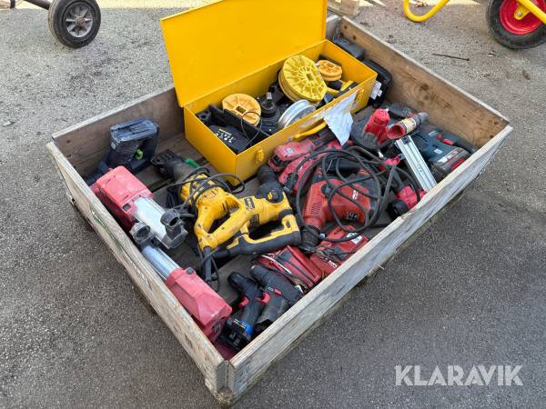 Assorteret håndværktøj - 1 palle