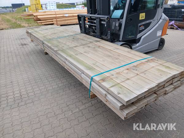 Reglar 47x150 mm trykimprægneret 134,4 meter