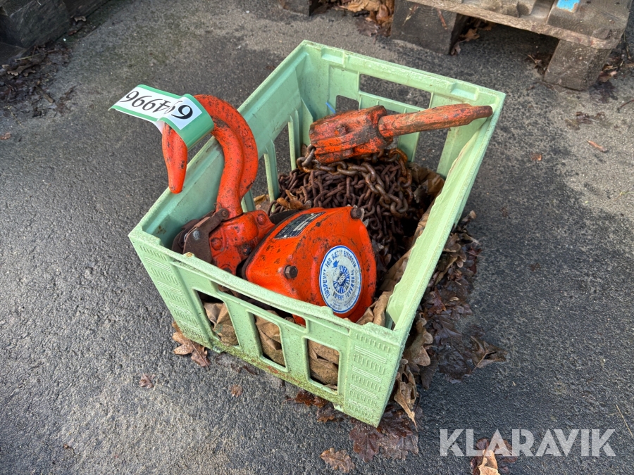 Kædetaljer Vojens Tovværk H3. 1T 2 styk