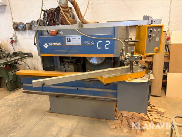 Tappemaskine med værktøj, dele og knive Vertongen Pentho C2
