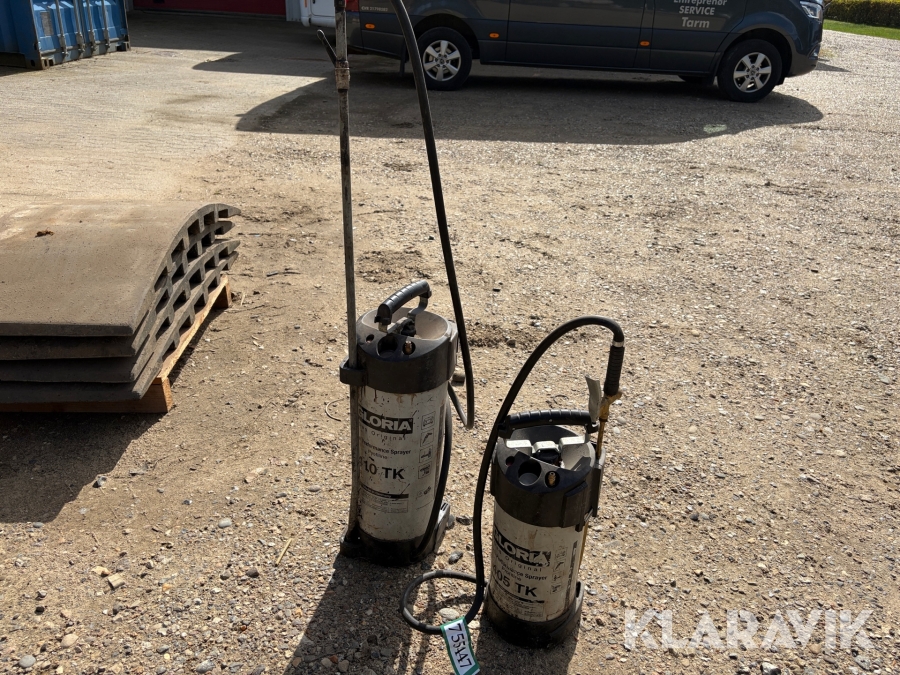 Sprøjter GLORIA 405 TK og 410 TK - 2 styks