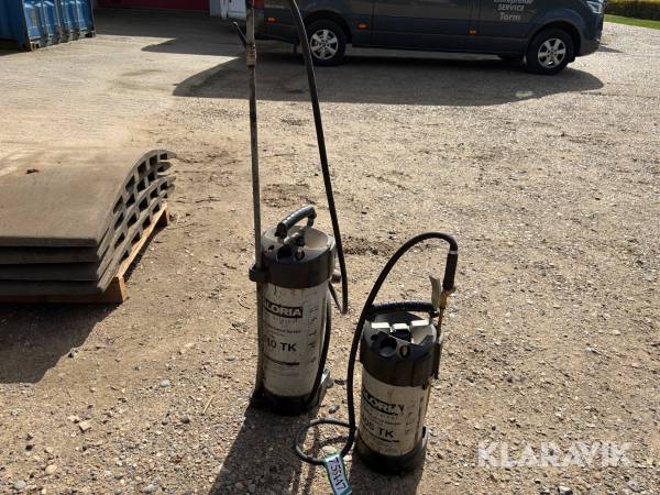 Sprøjter GLORIA 405 TK og 410 TK - 2 styks
