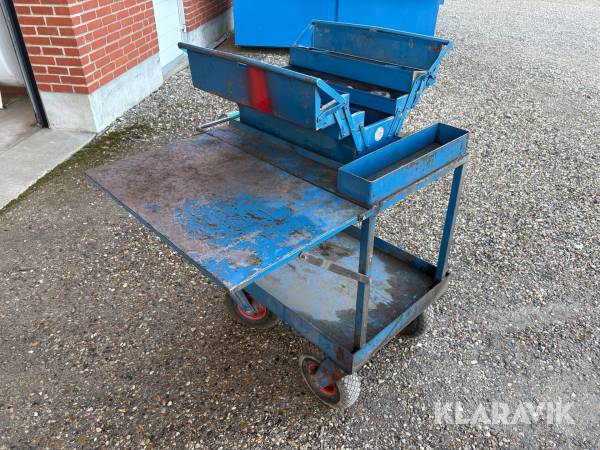 Værkstedsbord på hjul