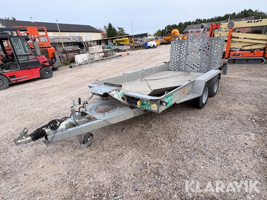 Maskintrailer Ifor williams GH 126BT