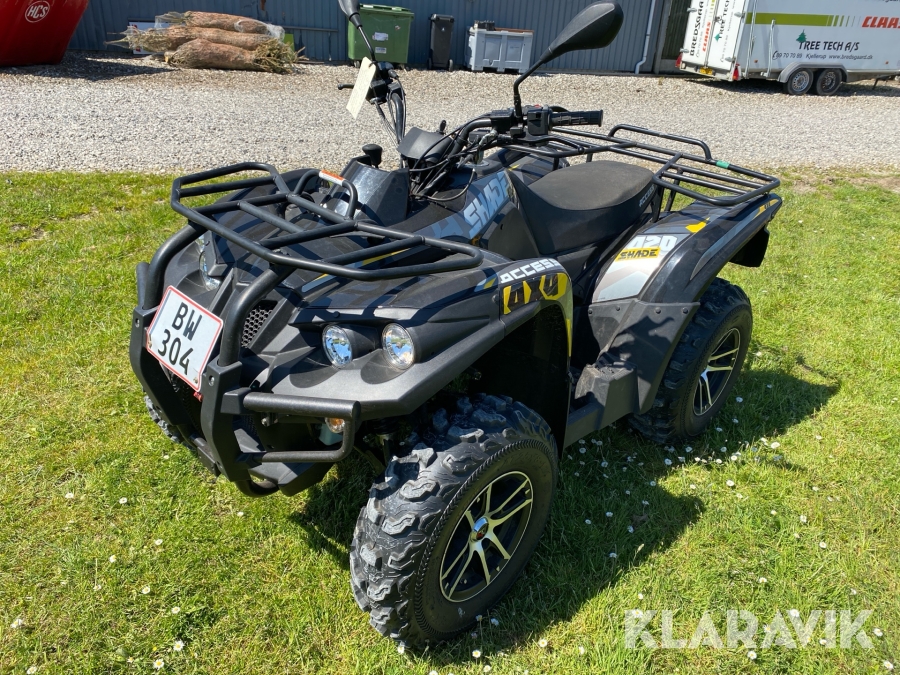 Atv indregstret som traktor. Access Shade 420