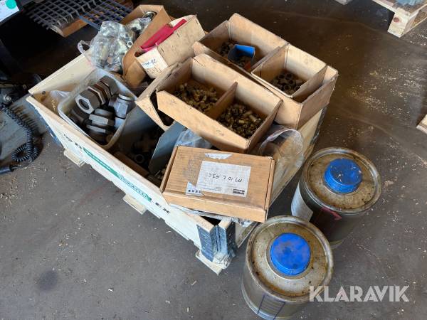 Lot - Fittings og smørefedt - 1 palle