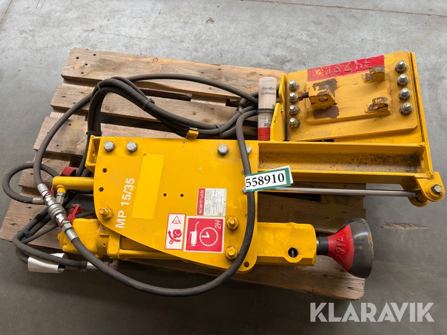 Hydraulisk pælehammer Rabaud MP 15/35 - Beko MA skifte