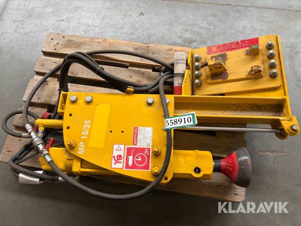 Hydraulisk pælehammer Rabaud MP 15/35 - Beko MA skifte