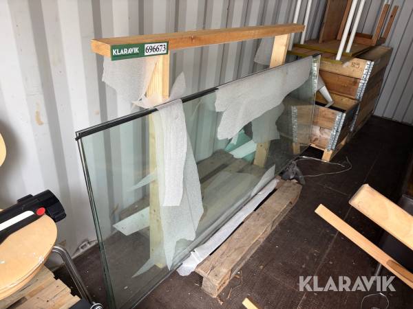 Hærdet glas 3 styk.