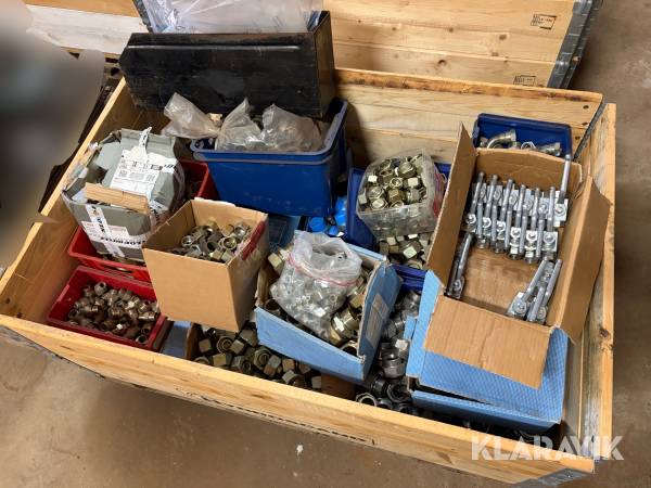Lot - fittings og kuglehaner - 1 palle