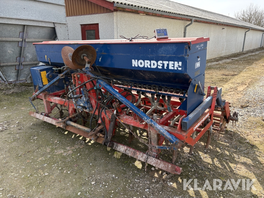 Såmaskine Nordsteen Kulti-Seeder med dobbelt-Record såbedsharve