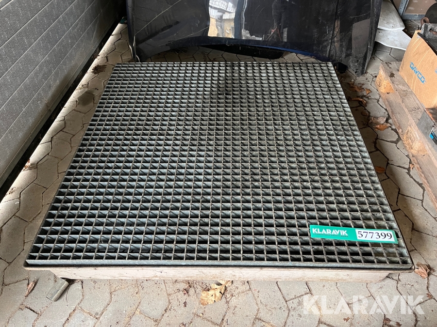 Miljøkar 125x125x20 cm