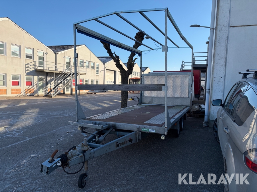 Anhænger / Maskintrailer Brenderup Knott KFG 35