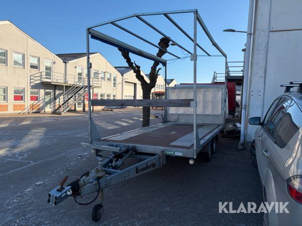 Anhænger / Maskintrailer Brenderup Knott KFG 35