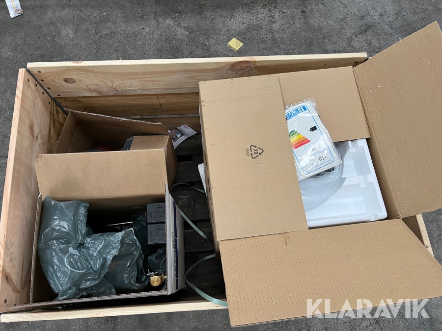 Lot - shunt, buffertank og luftpotter