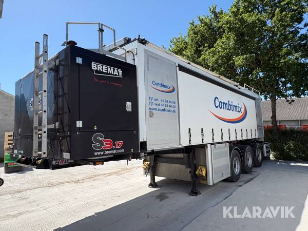 Trailer HRD Bremat BRE 3.1 RA 5660 med S3.17T pumpeanlæg
