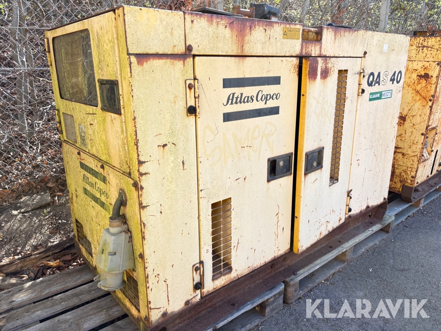 Generator Atlas Copco Qas40