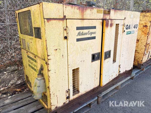 Generator Atlas Copco Qas40