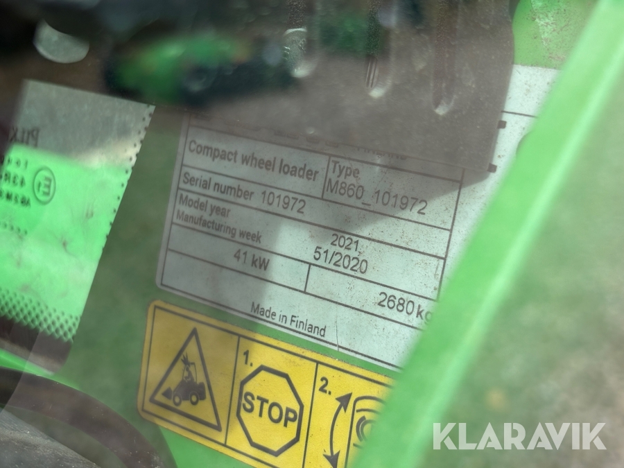 Minilæsser Avant 860i med teleskop & tilbehør