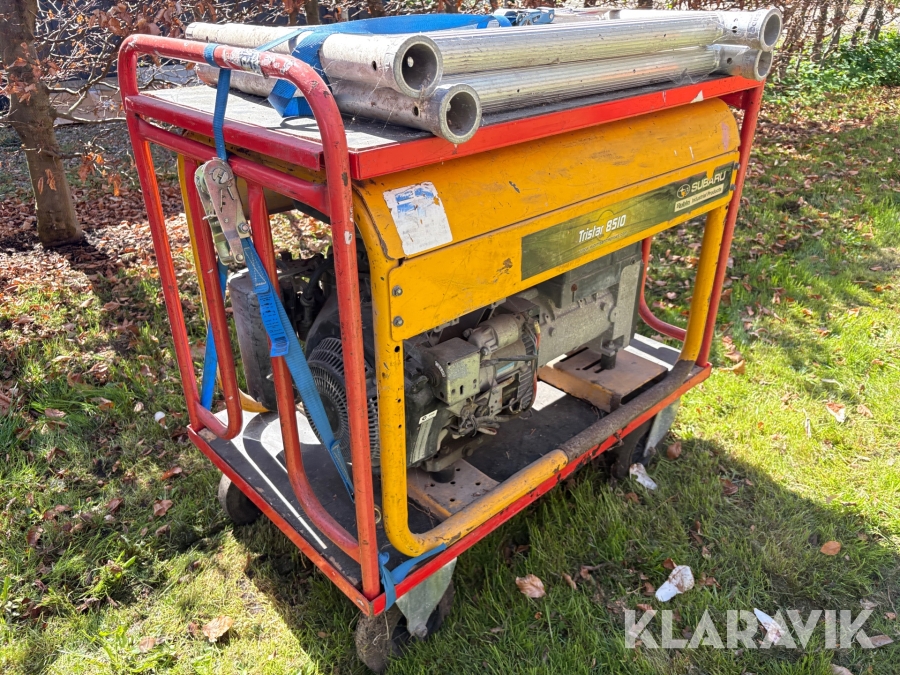 Generator Subaru Tristar 8510 med vogn