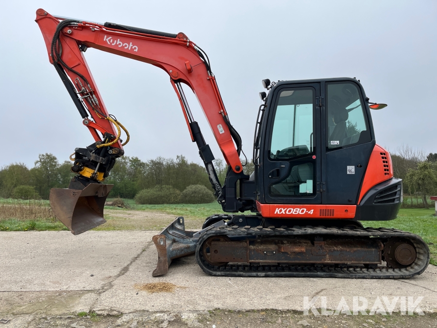 Gravemaskine 8,2 t Kubota Kx080-4