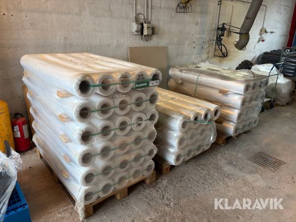Parti med pallehætter til helpaller 1200x900 mm - 68 ruller