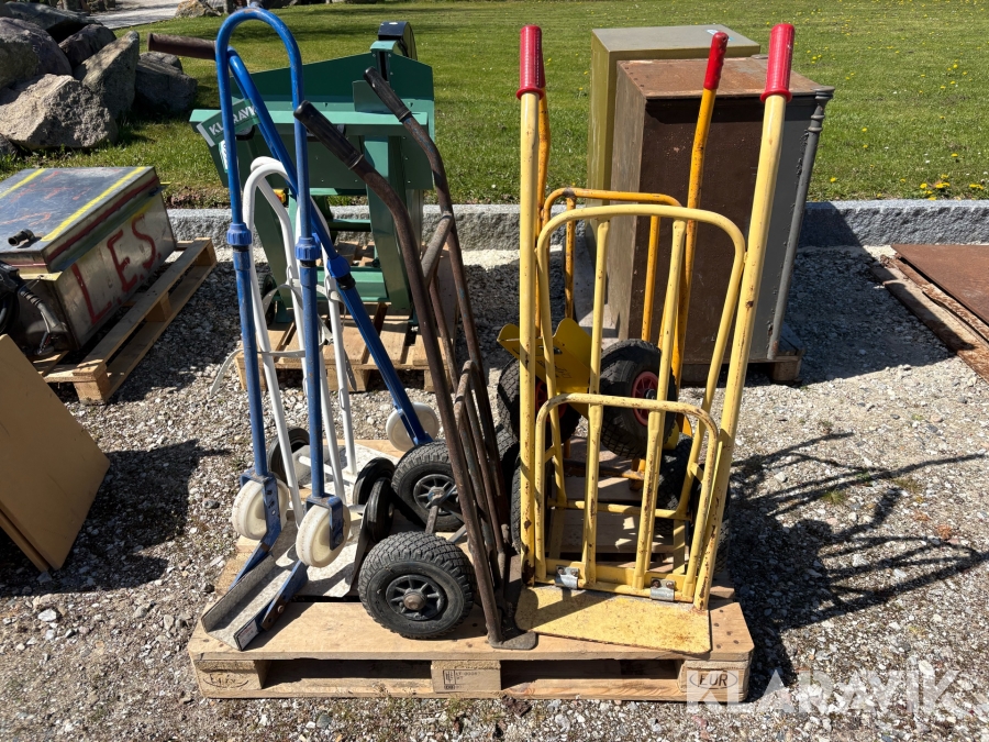 parti sækkevogne og transportvogne