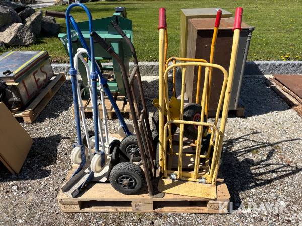 parti sækkevogne og transportvogne