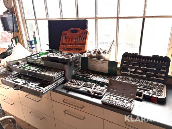 Håndværktøj stort samlet lot