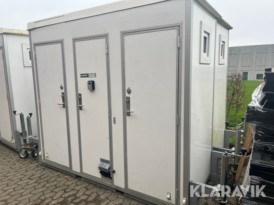 Toiletvogn Easywagon 2 rum med kværn