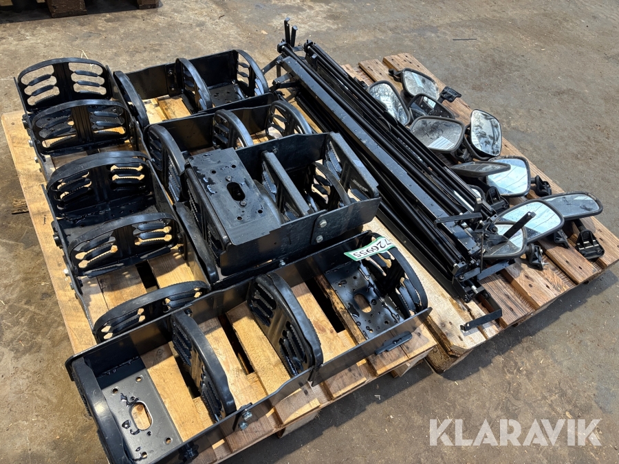 Trin, spejle og gardiner - passer til case puma