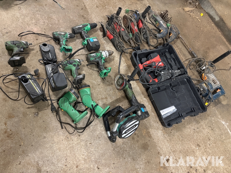 Blandede lot værktøj