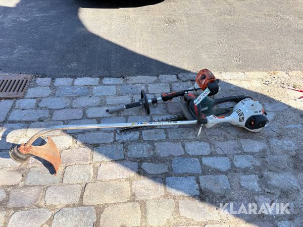 Hækkeklipper, multimaskine  og græstrimmer STIHL, metabo